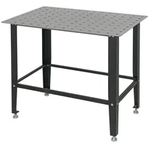 Trutzholm Arbeitstisch Stahl 91,5 x 61 x 80 cm schwarz Tragkraft 200 kg mit Lochplatte
