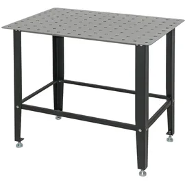 Trutzholm Arbeitstisch Stahl 91,5 x 61 x 80 cm schwarz Tragkraft 200 kg mit Lochplatte