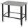 Trutzholm Arbeitstisch Stahl 91,5 x 61 x 80 cm schwarz Tragkraft 200 kg mit Lochplatte
