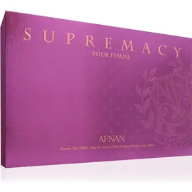 Afnan Supremacy Purple Eau de Parfum 100 ml + SG 100 ml + BL 100 ml Geschenkset