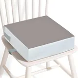 Sitzerhöhung Stuhl Kind, Waschbar Zerlegbar Tragbares Sitzerhöhung Kleinkinder Esszimmerstuhl ErhöHen Pad Esszimmer Boostersitze mit 2 Sicherheitsschnalle Gurte Kindersitzkissen