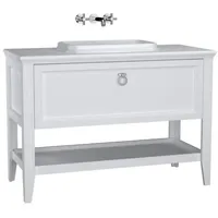 Vitra Valarte Einbauwaschtisch-Set 118 cm, weiß Matt