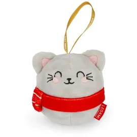 Legami Plüsch Weihnachtsdekoration Katze - Ho-Ho-Hornaments Kitty