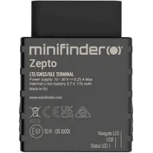 MiniFinder MiniFinder, Zepto GPS Tracker Fahrzeugtracker, Live Tracking Schwarz 1St.