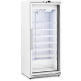 Royal Catering Gefrierschrank - 580 L - - Glastür - Silbern - Kältemittel R290