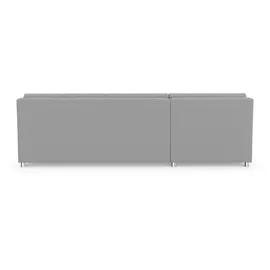 DOMO collection Ecksofa DOMO COLLECTION "TREVISO viele Bezüge, auch in Cord, L-Form, 267x178 cm", grau, B:267cm H:83cm T:178cm, 95% Polyester, 5% Nylon, Sofas, Ecksofa, wahlw. mit Bettfunktion, inkl. Zierkissen, Unser Dauertiefpreis