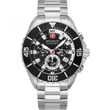 Swiss Military Hanowa 06-5341.04.007 Ambassador Chronograph 44mm - Silber/Schwarz