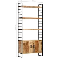 VidaXL Bücherregal 4 Ebenen 80 x 30 x 180