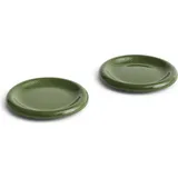 HAY Barro Frühstücksteller 18 cm grün 2er Set