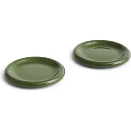 HAY Barro Frühstücksteller 18 cm grün 2er Set