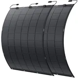 Kleines Kraftwerk 2× 225 W Flexibles Solarmodul Set | 450 Wp | Flexibles Solarpanel Komplettpaket inkl. Zubehör | Balkonkraftwerk Set für Balkon, Zaun & Sonderflächen | Plug & Play