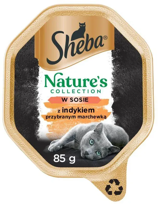 SHEBA® Nature's Collection Truthahn-Sauce - Nassfutter für Katzen - Schale 85g (Rabatt für Stammkunden 3%)