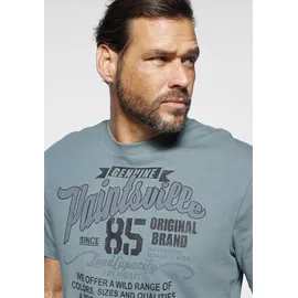 MAN'S WORLD T-Shirt blau/grau L