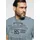 MAN'S WORLD T-Shirt blau/grau L