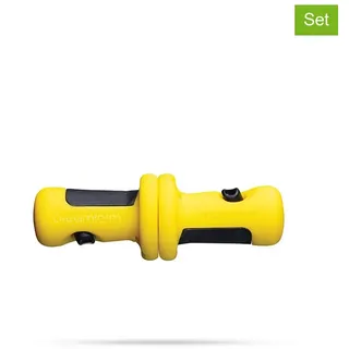 Dreamfarm 4er-Set: Maiskolbenhalter ''Lockorns'' in Gelb - (L)3 cm