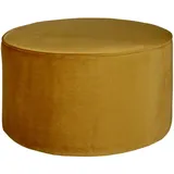 Woood Hocker Sara Samt 60 x 36 x 60 cm Gelb