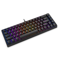KRUX ATAX 65% PRO RGB OUTEMU RED, Gagming Keyboard, 68 Keys, QWERTY, Volume knob, KRX0126, Schwarz