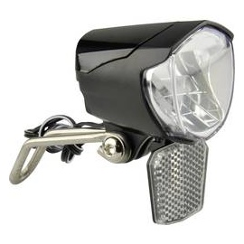 Fischer FAHRRAD Fahrrad-Scheinwerfer 85355 LED dynamobetrieben Schwarz
