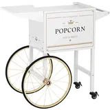 Wagen für Popcornmaschine 51 x 37 cm weiß & golden - Royal Catering