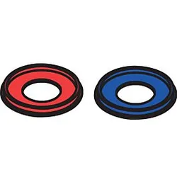 hansgrohe Gleitring Axor Uno 3-Loch warm/kalt 96422000