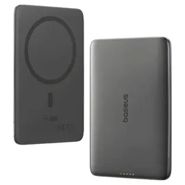 Baseus PicoGo AM41 Ultra-Slim 5000mAh 20W MagSafe Powerbank mit 5000 mAh 20 W Und 30 cm Usb-c-kabel - Schwarz