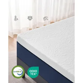 VASAGLE Gel-Memory-Schaumstoff Matratze 140 x 200 cm H3 atmungsaktiv