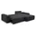 werk2 Ecksofa Cord 2-Sitzer Anthrazit