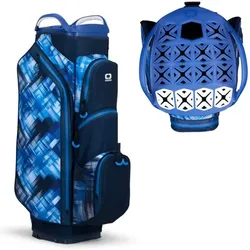 Ogio All Elements Silencer Cartbag Blue Hash