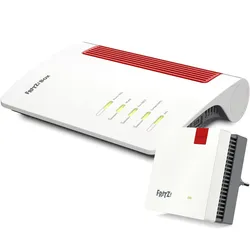 AVM FRITZ!Box 7690 + FRITZ!Repeater 1200 AX Bundle mit WiFi 7 Router und WiFi 6 Repeater