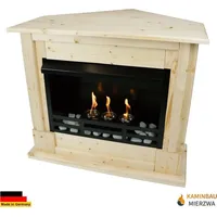 Gelkamin Ethanolkamin Kaminofen Eckkamin Apollo Premium - Natur