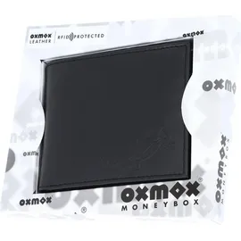 Oxmox Geldbörse Leather RFID Protect Lizard Unisex schwarz