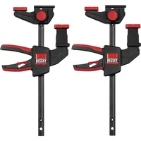 Bessey Einhandzwinge Holz/Kunststoff/Metall 150 mm Schwarz 2 Stück