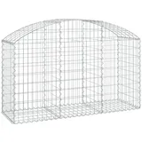 vidaXL Gabione mit Hochbogen 150 x 50 x 80 cm