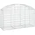 vidaXL Gabione mit Hochbogen 150 x 50 x 80 cm
