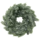 Europalms Tannen-Kranz, beschneit, PE, 45cm