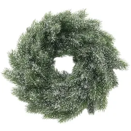 Europalms Tannen-Kranz, beschneit, PE, 45cm