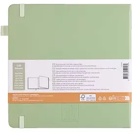 Sakura Notizbuch quadratisch punktkariert 160 Seiten Pale Patina
