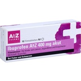 AbZ Pharma GmbH Ibuprofen AbZ 400 mg akut Filmtabletten