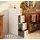 Songmics Nischenregal mit Rollen, Rollwagen mit 4 Schubladen, 17,3 cm breit, Badregal schmal, Rollregal, Küchenregal, PP-Kunststoff, platzsparend, 45,2 x x 84 cm, weiß-grau KFR008G01 Aufbewahrungsschrank für Badezimmer