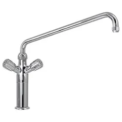 cookmax Einlocharmatur Mischbatterie lange Säule Schwenkhahn Auslauf 450 mm H=475 mm