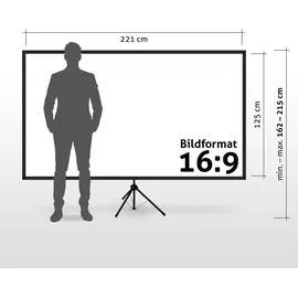 eSmart Expert X-Type Stativ Leinwand 221 x 125 cm (100") 16:9