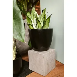 Wikholm form Design Pflanzgefäß / Blumentopf schwarz ⌀ 37 x H 32 cm