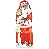 Lindt Schokolade zu Weihnachten | 70g | Santa Weiß | Weihnachtsmann aus feinster weißer Schokolade | Schokoladengeschenk | Weihnachtsschokolade