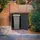 ML-Design Mülltonnenbox für 1 Tonne 240L 68x80x116,3 cm Anthrazit-Lärchenoptik