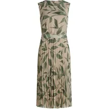 Betty & Co Chiffonkleid Plissee Beige/Grün 46