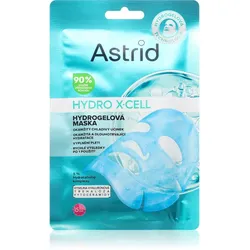 Astrid Hydro X-Cell Hydro-Gel Maske zum Glätten der Haut und zur sichtbaren Verkleinerung von Falten 1 St.