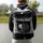 LIONTO Haustier-Rucksack 34 x 30 x 42 cm Grau/Schwarz