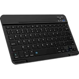 Cazy Tastatur Hülle Kompatibel mit Samsung Galaxy Tab S9+ / S9 FE+ - Schutz Etui mit magnetisch (Galaxy Tab S9+, Samsung Galaxy Tab S10+), Tablet Tastatur, Schwarz