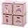 Koopman International B.V. Kinderregal Einhorn 68 x 35 x 70 cm Metall rosa