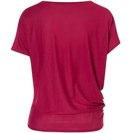 super.natural Damen Cat Yoga Loose T-Shirt (Größe M, rot)